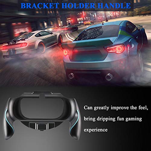 Jullynice — Capa de mão com suporte para joypad confortável antiderrapante para Sony PSv1000 Psvita