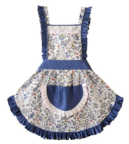 Crb Fashion Womens Cooking Baking Apron | Ladies, Woman, Kitchen Chef Aprons With Pocket (Blue Navy) #TOP19