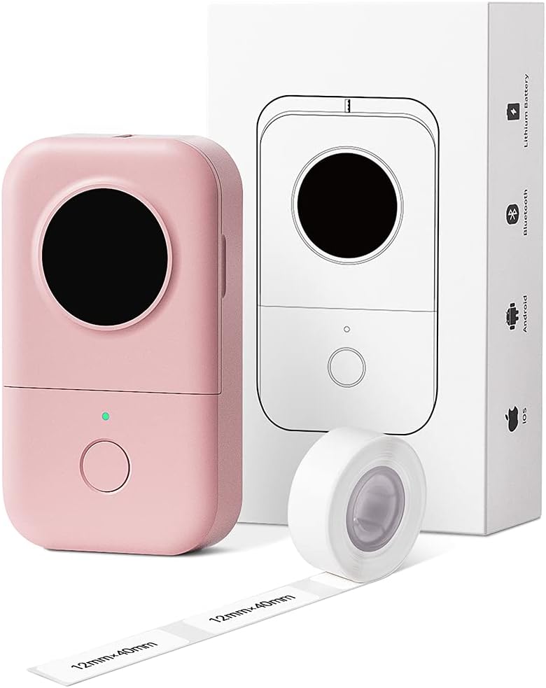 Phomemo D30 Label Maker Machine Portable Label Maker Bluetooth Label