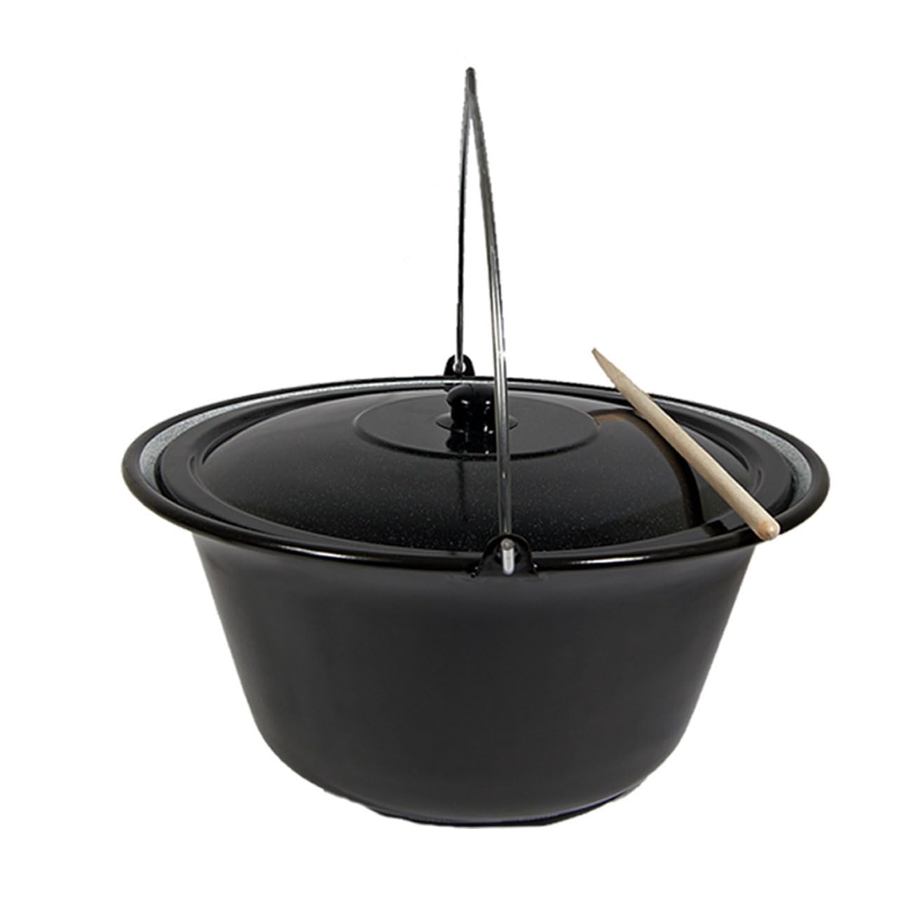 Set Gulaschkessel Gulaschtopf 22 Liter Emaille + Deckel + Gratis Kochlöffel