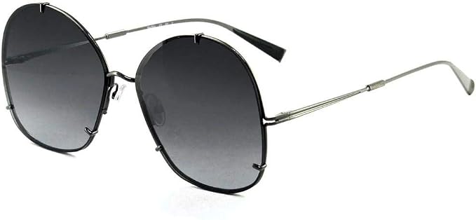 Max Mara Occhiali da Sole MM Hooks Ruthenium/Blue Grey Shaded Donna : Amazon.it:  Abbigliamento