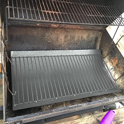 WELL GRILL BBQ Aschekasten Anzündkamin Auffangwanne Feuerrost für Chargriller Charcoal Grill E1224, 1224, 1324, 2121, 2222, 2727, 2828, 200048 und Charbroil 17302056 (68,6 x 33 cm)