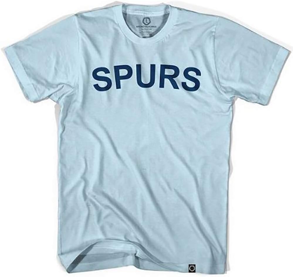 Tottenham Spurs Light Blue Soccer T-Shirt, Light Blue, X Large