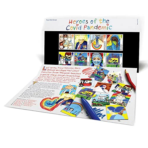 Pacchetto di presentazione di francobolli pandemia...