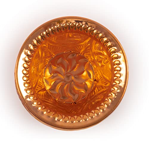 Tarini Gallery Kalash Lota Pooja Pot Vessel for Worship Purpose Essential Article for Temple Home Office Diwali Festival Decoration and Gifting (Copper Lota - Image 4
