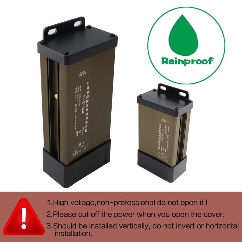 1 2V 500W Fuente de alimentación SMPS 5V 12V 24V 100W 200W 300W 400W 500W 220V for 5V 12V 24V Suministro de energía a Prueba de Lluvia al Aire Libre (Color : 5V 70A 50W)