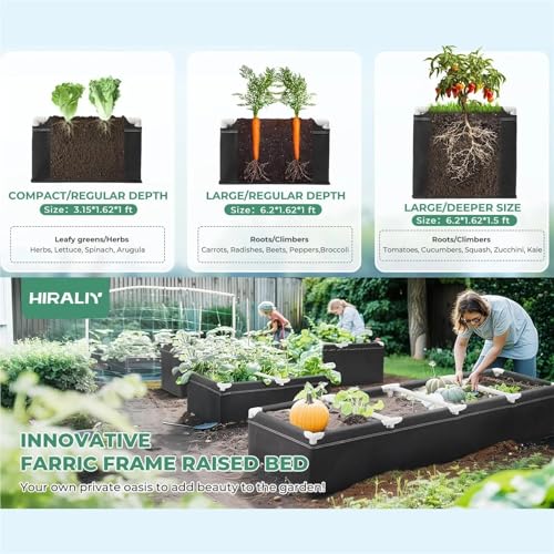 Maceta rectangular de cultivo para hortalizas y vivero de exterior 4