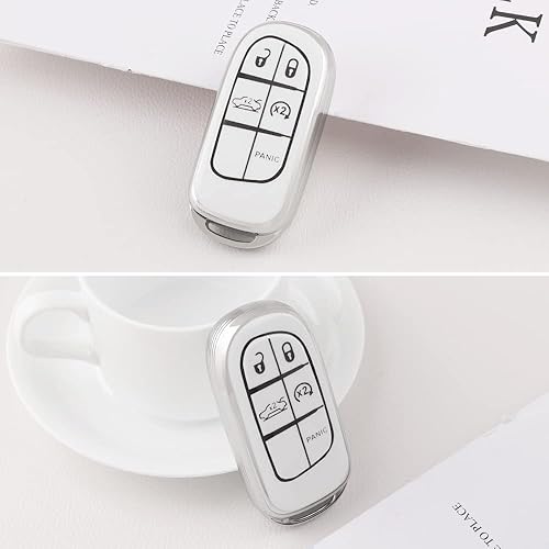 Miniatura 3 de 1797 Funda para llavero de 5 botones para Jeep Dodge Durango Charger Challenger Grand Cherokee Compass Renegade, accesorios para control remoto de