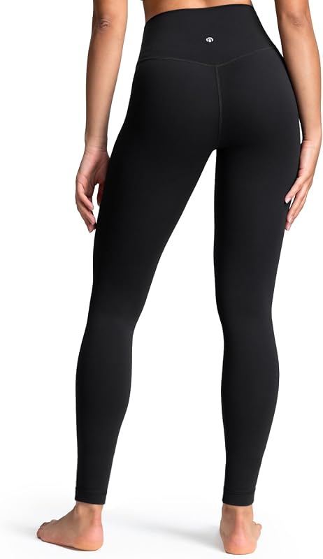 HeyNuts No Front Seam Workout Leggings 28" | Medium Plus Support, Moderate Compression, Buttery Soft, Workout, Gym, Tummy Control, High Waisted, V Back, for Women
