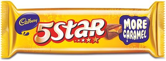 Cadbury 5 Star Chocolate Bar, 10.1 Grams (Pack of 54)