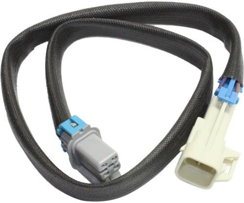 Miniatura 5 de Evan-Fischer - Extensión de sensor de oxígeno compatible con Pontiac GTO 04-06 de 4 pines, color gris cuadrado, 24 pulgadas de longitud