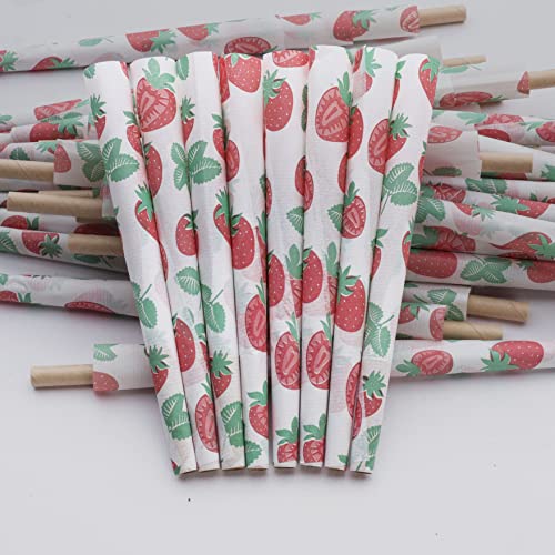 72 Pack Flavored Pre Rolling Cone Papers Unique Design Fruit Pattern Pre-Rolled Cones With Filter Tip 110Mm King Size Cigarette Papers (Strawberry) #TOP2