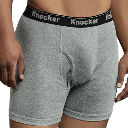 Knocker Men's 4 Pack of Boxer Briefs Underwear4