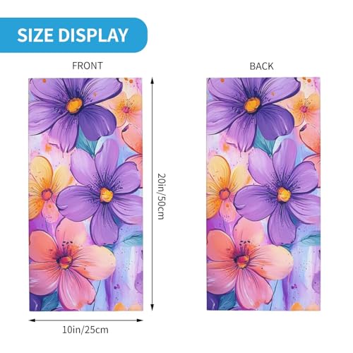 Neck Gaiter Mask,Bandana Colorful Butterfly Print Face Cover Mask Sun Uv Protection,Neck Warmer Balaclava,Tube Face Scarf3