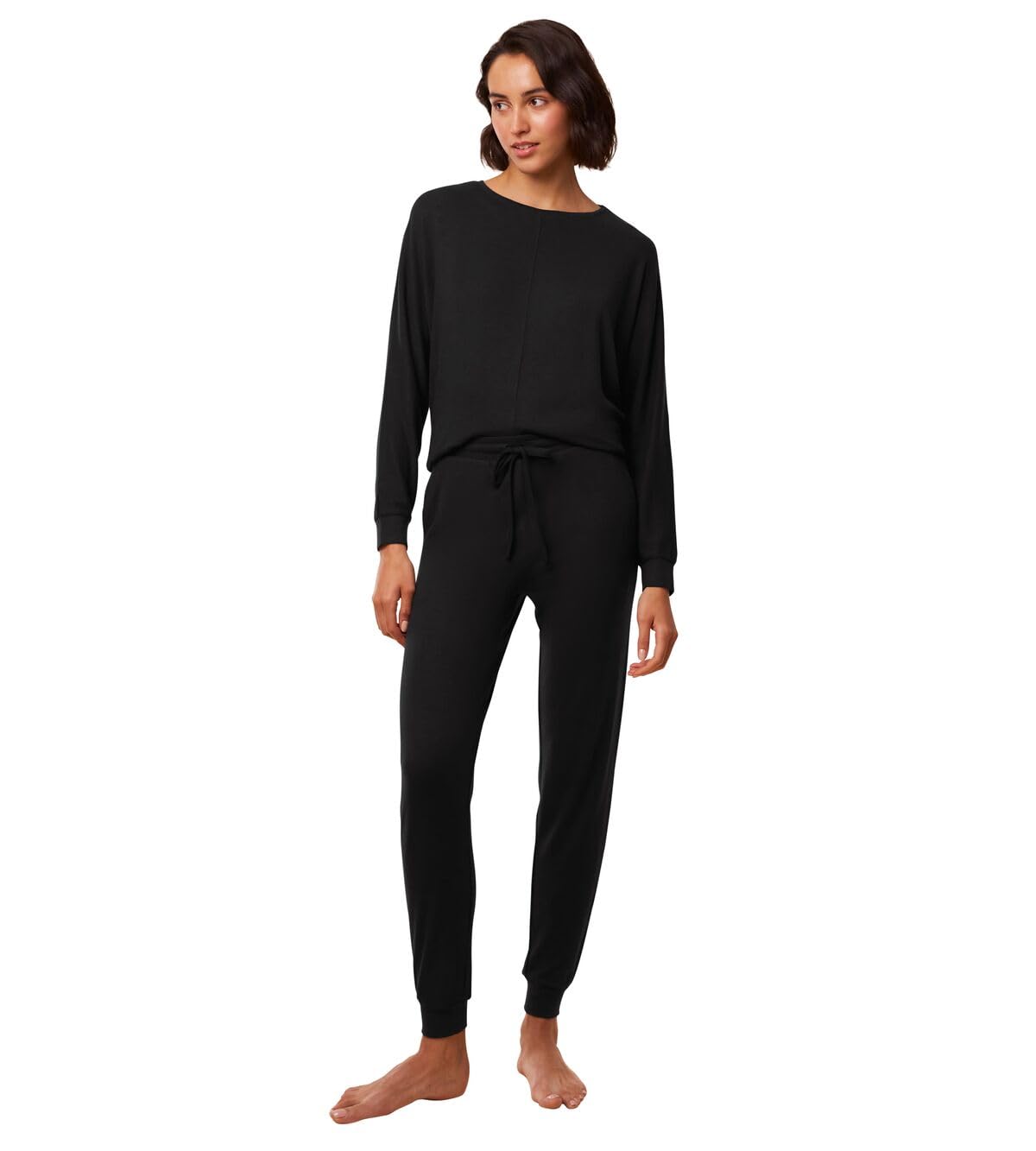 Cozy comfort pyjama bottoms, dark grey, Triumph | La Redoute