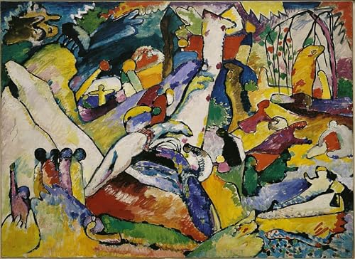 Impression tableaux Kandinsky haute définition sur toile 60x90