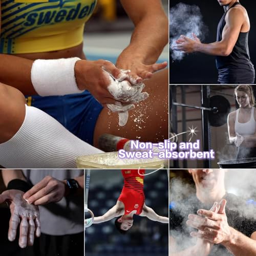 Premium Talcum Powder – 100% Pure Talc Powder for Body, Industrial & Crafts – Unscented, Multi-Purpose Use for Men, Chalk Painting, Tire Lubrication,Fitness use & More – 2.2 LBS