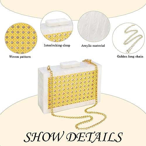 Image of YYW Women's Evening Clutch Acrylic Clutch Purses for Women Wedding Prom Dress Bag | for Women
