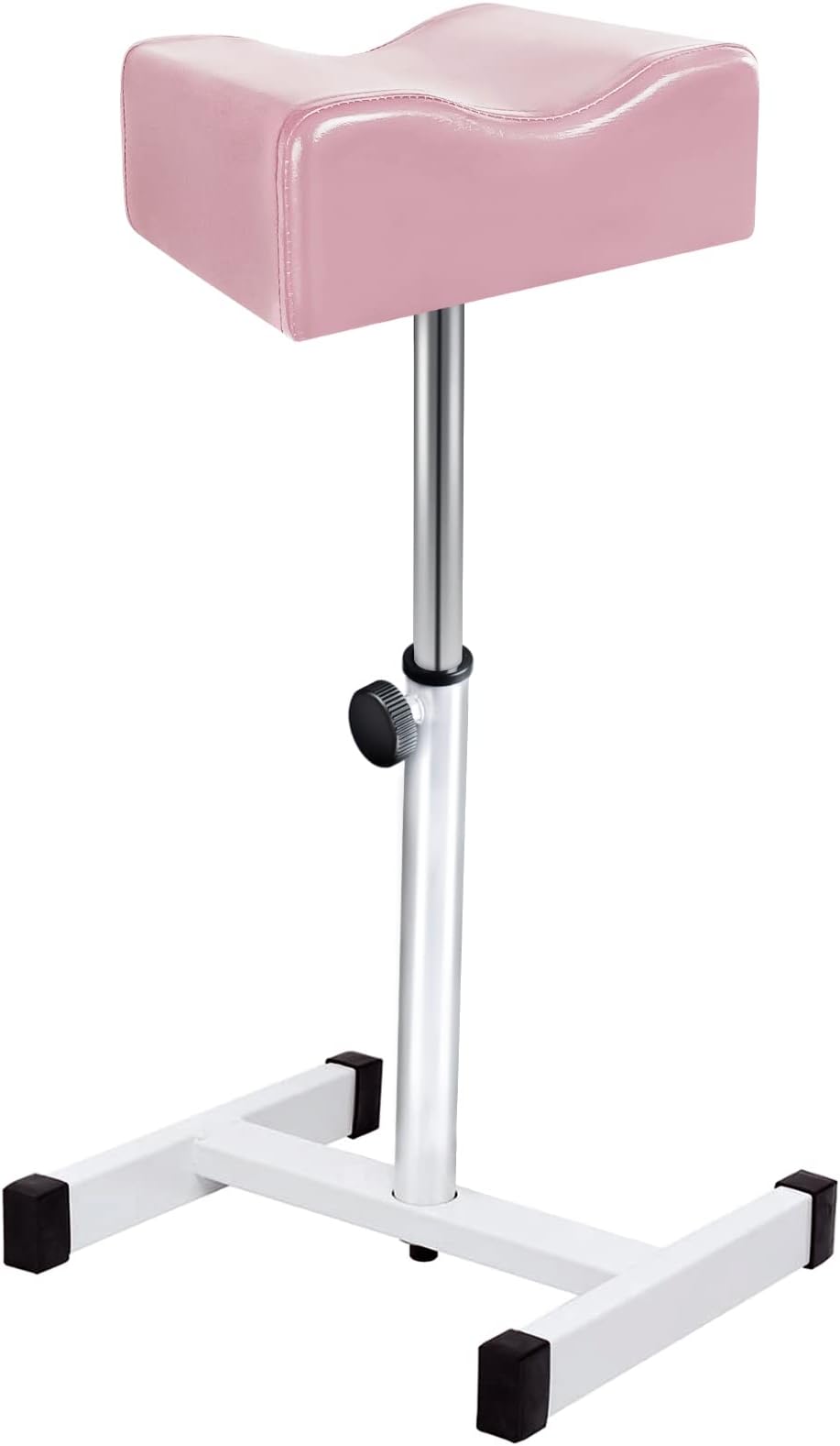 Kalolary Adjustable Pedicure Stool for Pedicure Professional Pedicure Stool for Salon Spa Salon Foot Support for Pedicure Manicure Beauty (Pink)