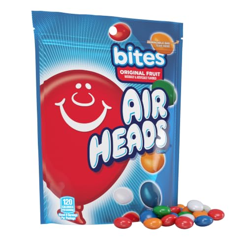 Airheads Candy Bites, Assorted Fruit Flavors, 9 Ounces (12-Pack)