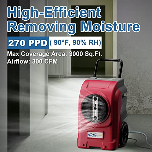 Image of ALORAIR 270 PPD LGR Commercial Dehumidifier with Pump, WIFI APP Control