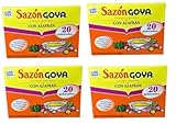 Goya Sazon Con Azafran - 3.52 oz (4 packs)