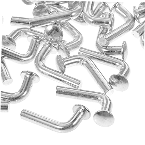 HAWILLOSCH 100pcs Pallet Racking Clips Galvanized Latches Drop Pin Safety Bolt for Storage