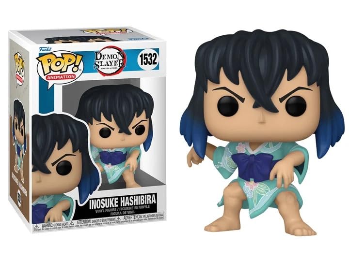 Figurine Funko Pop Inosuke Hashibira avec Kimono et sa protection ToyBop Demon Slayer