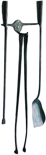 Conmoto Ferro & Fuoco Chimenea Herramienta Montaje en Pared  Ferrocarril Italiano