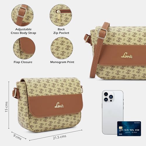 Image of Lavie Woman's Broxa Flap Crossbody Sling Bag | Ladies Purse Handbag | Gift for Women