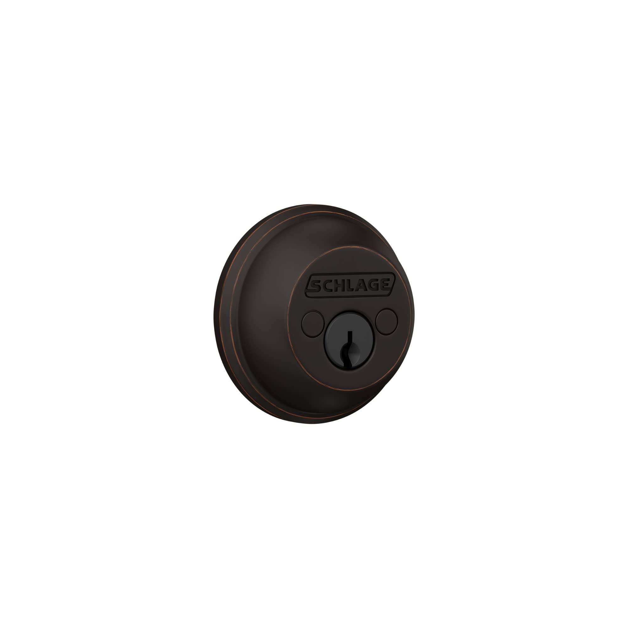 Schlage B62N716 Deadbolt, Keyed 2 Sides, Aged Bronze, 1 Pack - Image 3