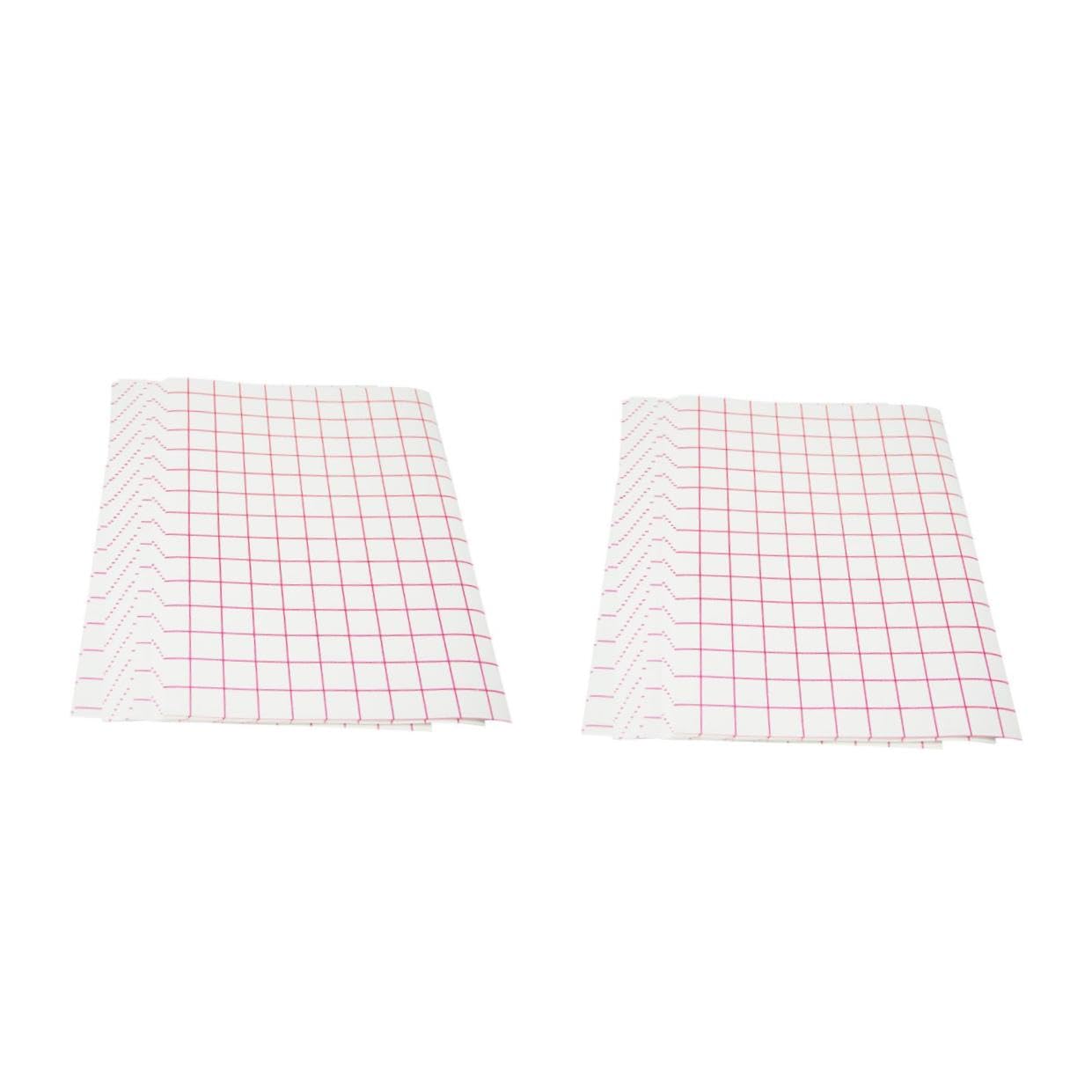 Gadpiparty 2 Sätze Sublimationspapier Für T Shirts Wasserdichtes Transferpapier Rotkarierte Für Baumwolle Für Inkjet Drucker Personalisierte Designs Für Textilien 10 Blätter * 2