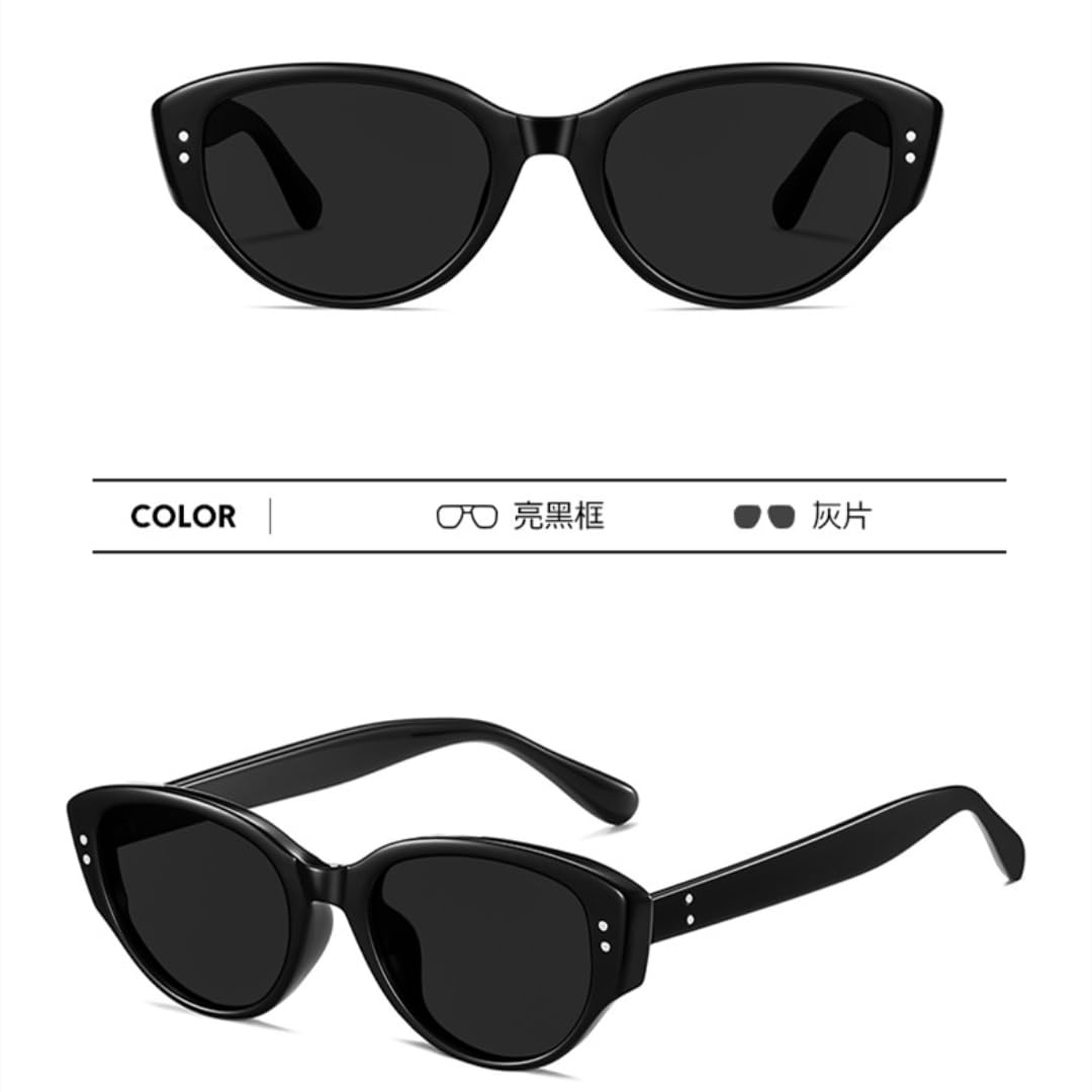 Lunettes de soleil rétro œil de chat pour femmes et hommes, style classique, protection UV400