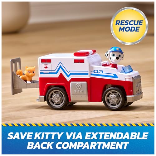 Paw Patrol Search & Rescue Marshall Toy Truck Vehicle with 2 Figures by Paw Patrol - Used condition - Image 4