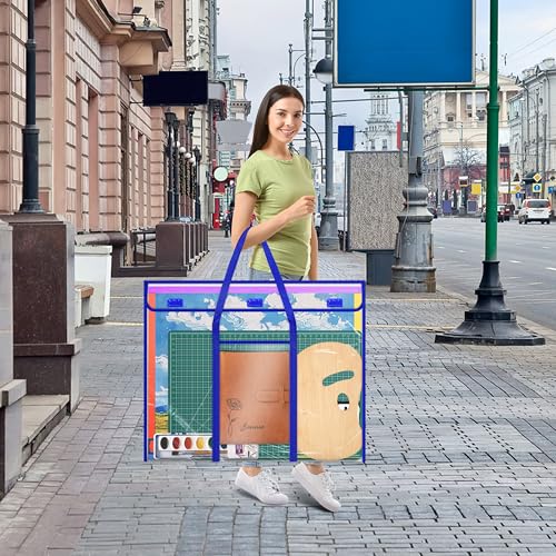 Image of Bulletin Board Poster Storage, Extra-Large Storage Chart Bag 30 inch x 24 inch, Bulletin Board Sheet Organization (30 inch X 24 inch) (Pack of 2)