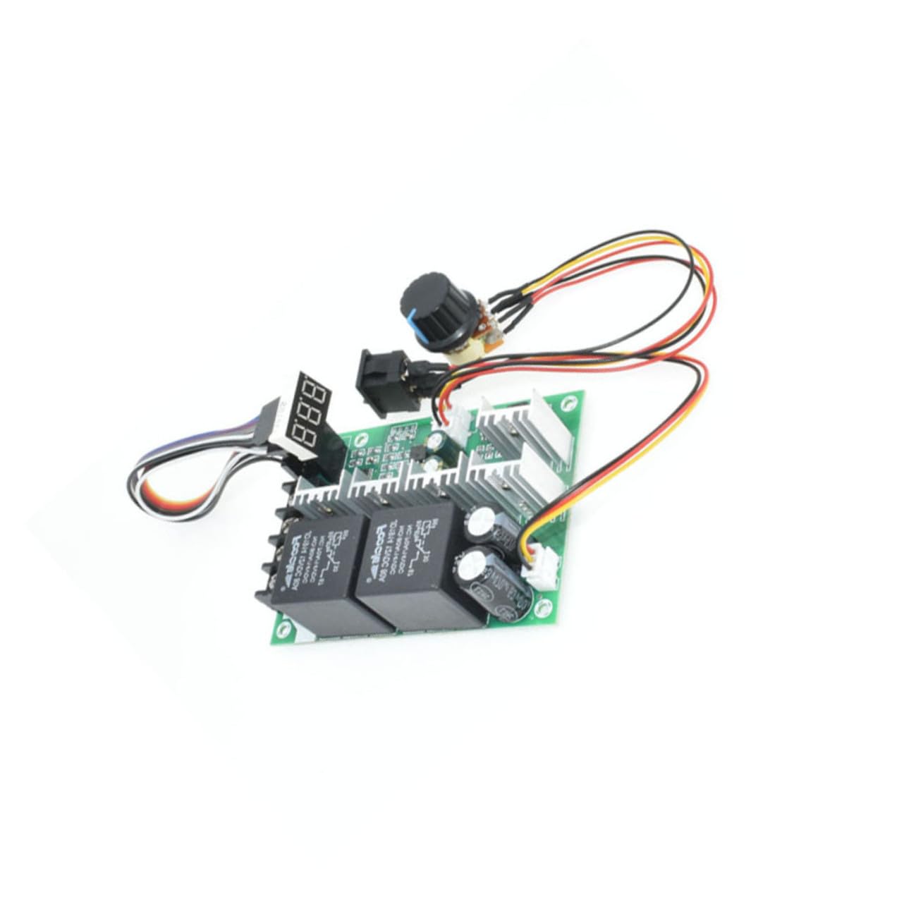 VILLCASE 40a Controlador De Motor Pwm Ajustable Para Regulador De Voltaje Motor Reversible