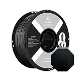 R QIDI TECHNOLOGY PLA Filament 1.75mm, 3D Printer Filament PLA Rapido, Suitable for High Speed Printing, 3D Printing Filament Fit Most FDM 3D Printers, 1 KG Spool (2.2lbs), Black