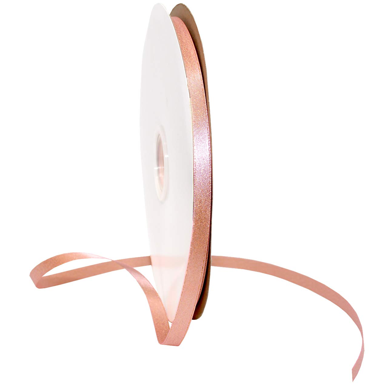 Morex Ribbon Glitter Pearl Ribbon, 3/8" x 100 m, rosa rosa