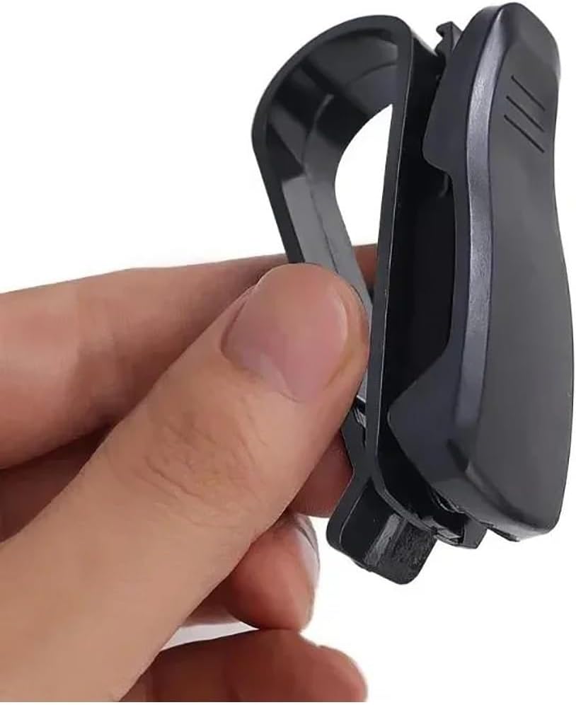 Sunglass Holder Universal Car Auto Sun Visor Glasses Box Sunglasses Clip Card Ticket Holder Fastener Pen Case Eyeglasses Interior Accessories Car Sunglasses Holder