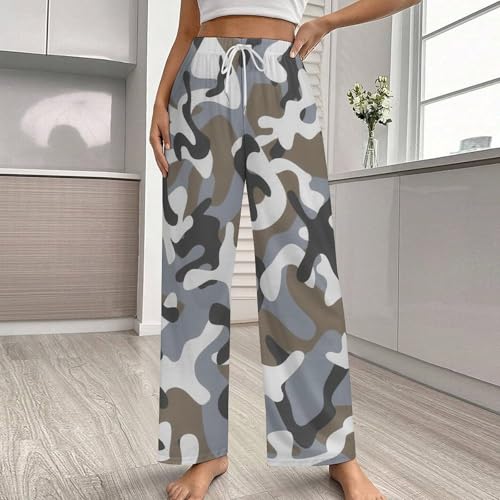 Pajama Pants for Man Woman Vintage Unisex Home Sleep Pants Sleepwear Prensents Forest Camouflage2