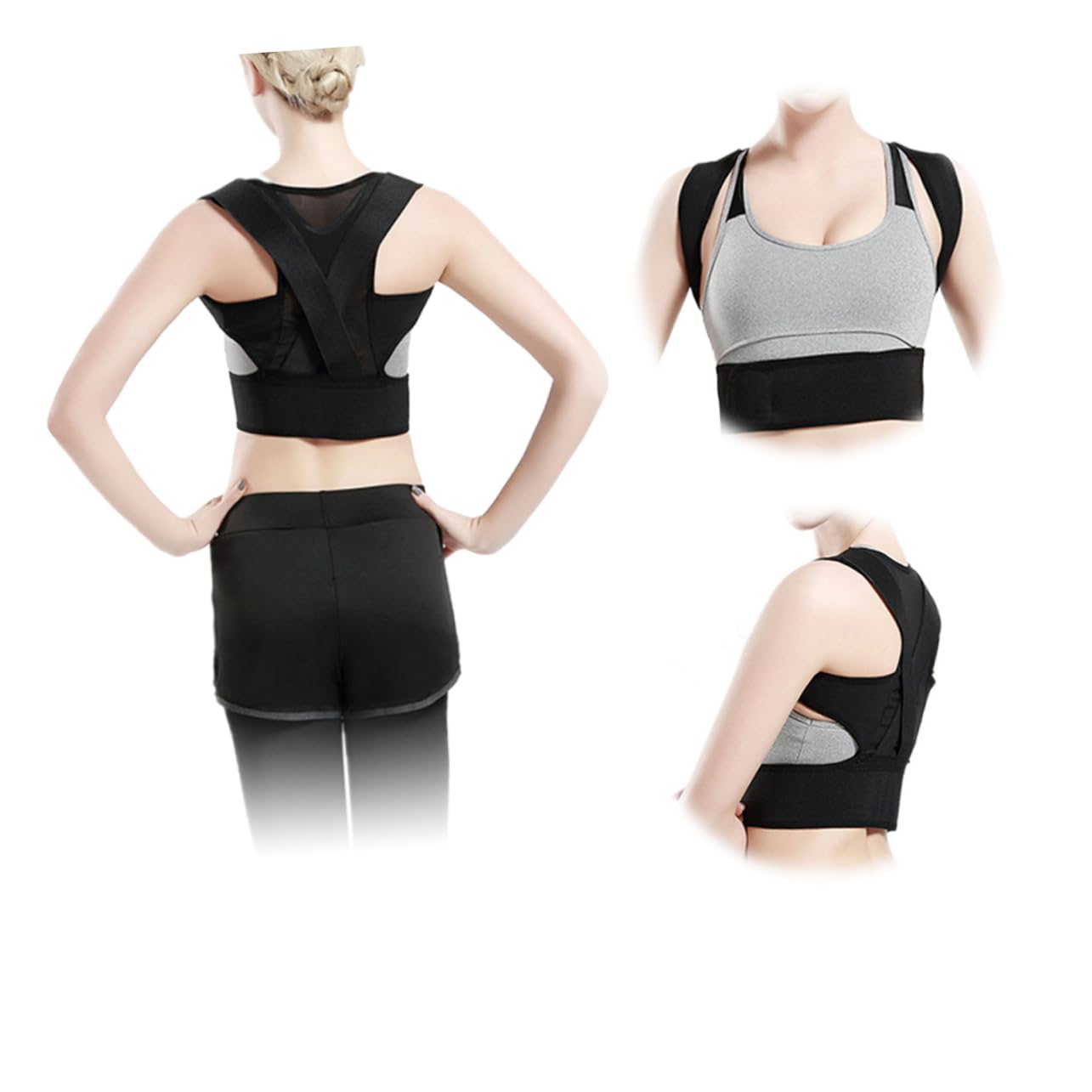 Posture Shoulder Support Brace Belt Corrector Humpback Correction Belt for Back Posture Comfortable