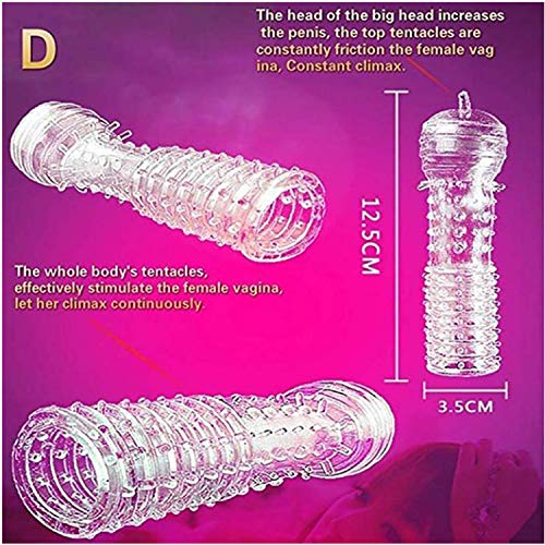Tollew 985127854127989785 New Soft Realistic Sleeve Extender Sheath For Men Male Enhancement Extension Sleeve Massage 9785 thumb #5