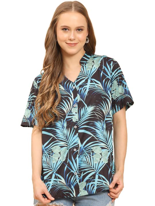 Image of Trendy Queen Women's Printed Straight Mandarin Neck Shirt for Women's | Tops for Woman Shirts | Shirt for Women Stylish Western (SD772 S)