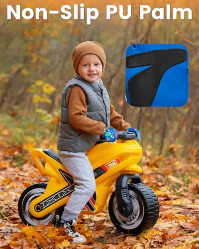 RIGWARL Warm Kids Winter Gloves for Boys Girls, Water-Resistant Touchscreen Gloves with Zipper Cuff, Gifts for Kids Christmas4