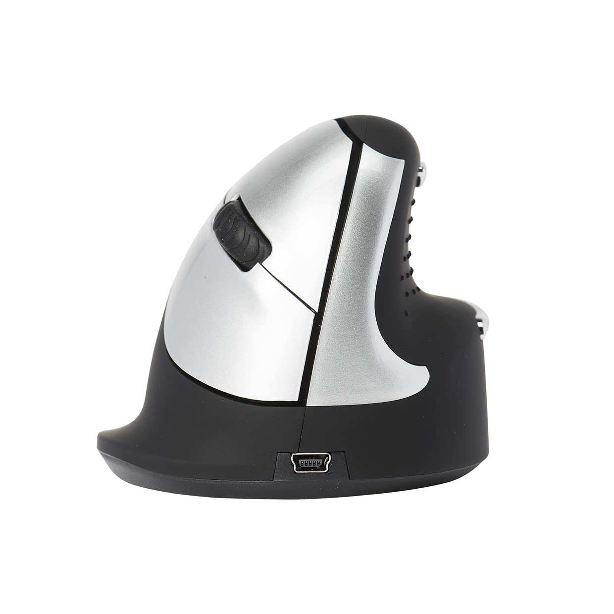 R-Go Tools Wireless Vertical Ergonomic Mouse, Medium, Right Hand, Black