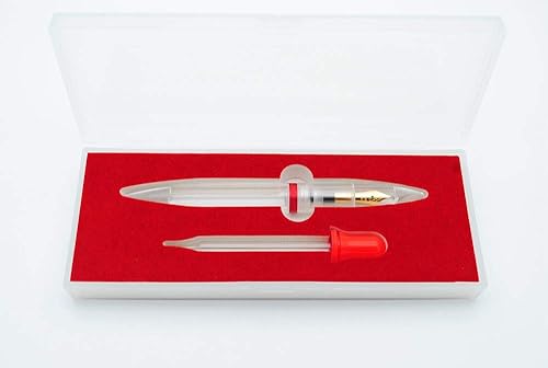 Miniatura 4 de czxwyst M2 - Pluma estilográfica de gran capacidad de tinta para coleccionar, negocios, firma, estudiante, oficina, caligrafía (punta fina)