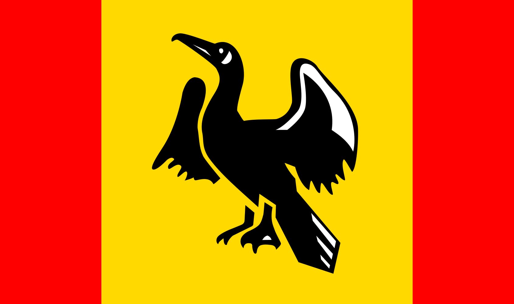 Drapeau Jedwabno XL pour commune polonaise de la gmina Jedwabno