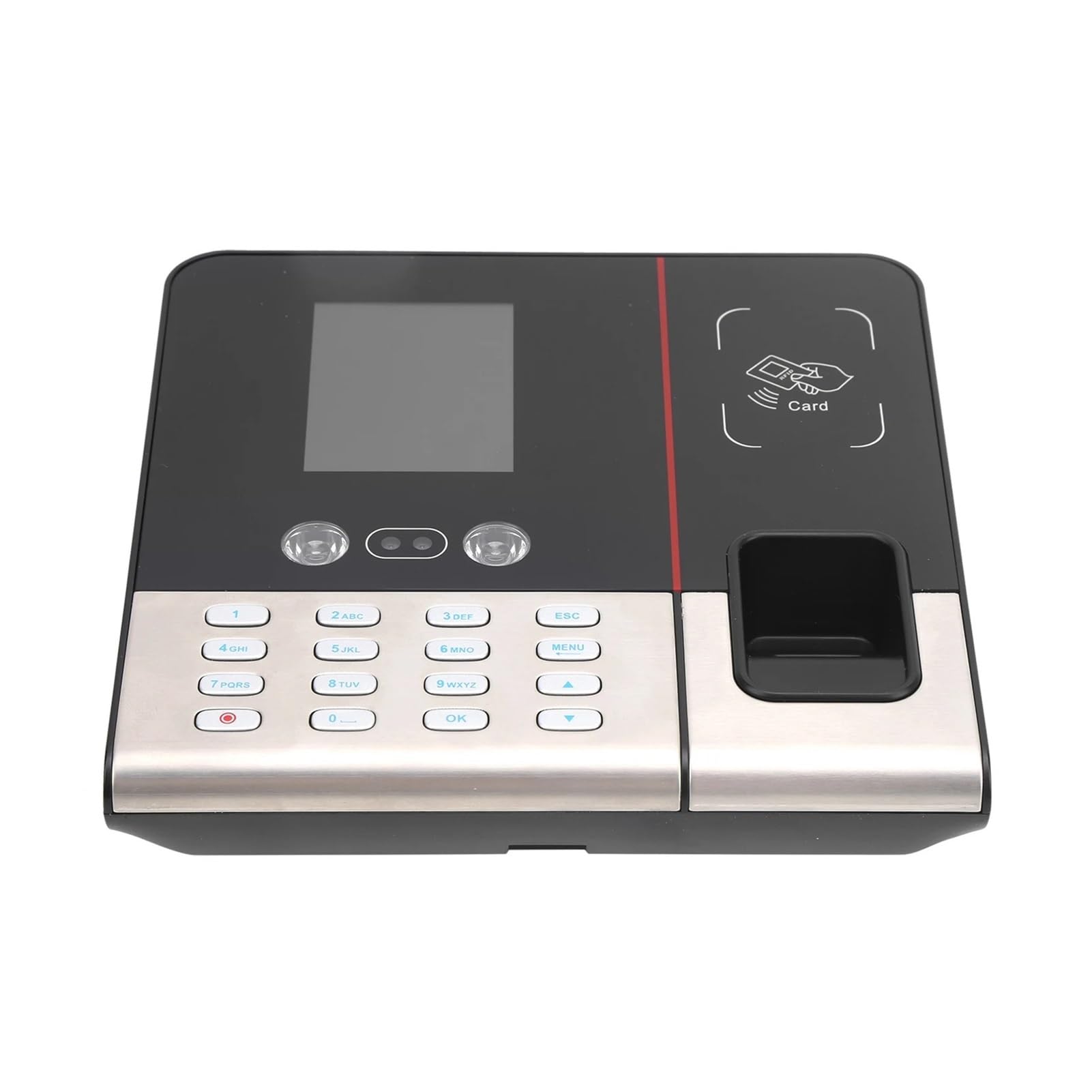 Pointeuse Machine De Présence Temps TCP/IP 2,8 Pouces, Empreinte Digitale Faciale, Mot Passe, Reconnaissance Carte D'identité, Système Contrôleur D'accès, Enregistrement Des Employés