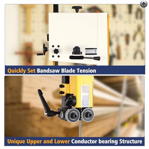 QD-KYOHO 14-Inch Dual-Speed Band Saw