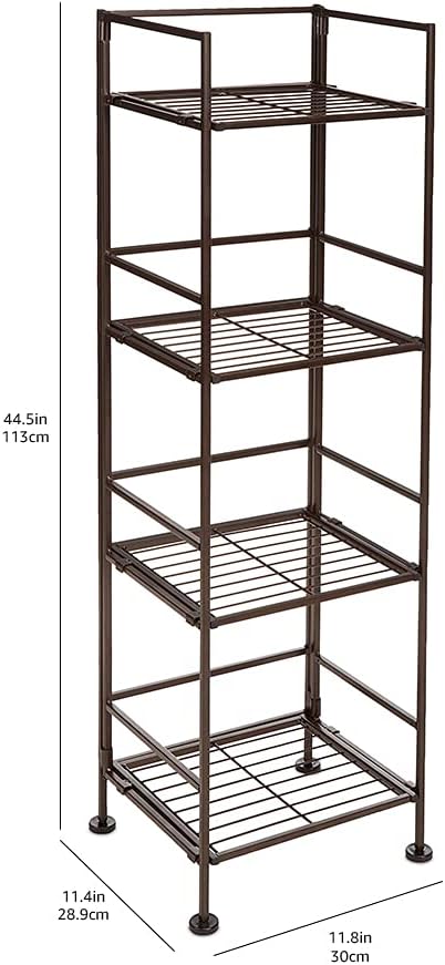  Basics 4-Tier Iron Tower Shelf : Tools & Home Improvement